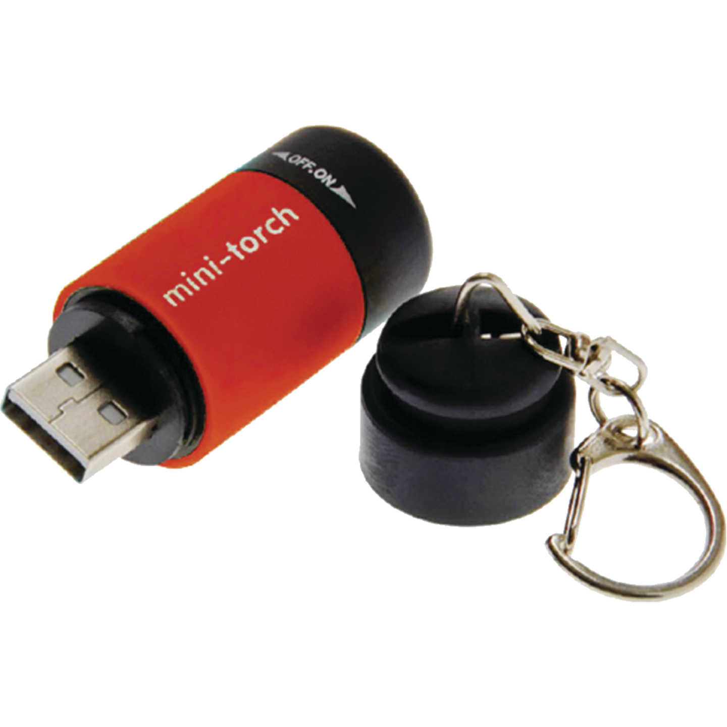 Lucky Line Utilicarry LED USB Mini Torch Key Ring Light Image 1