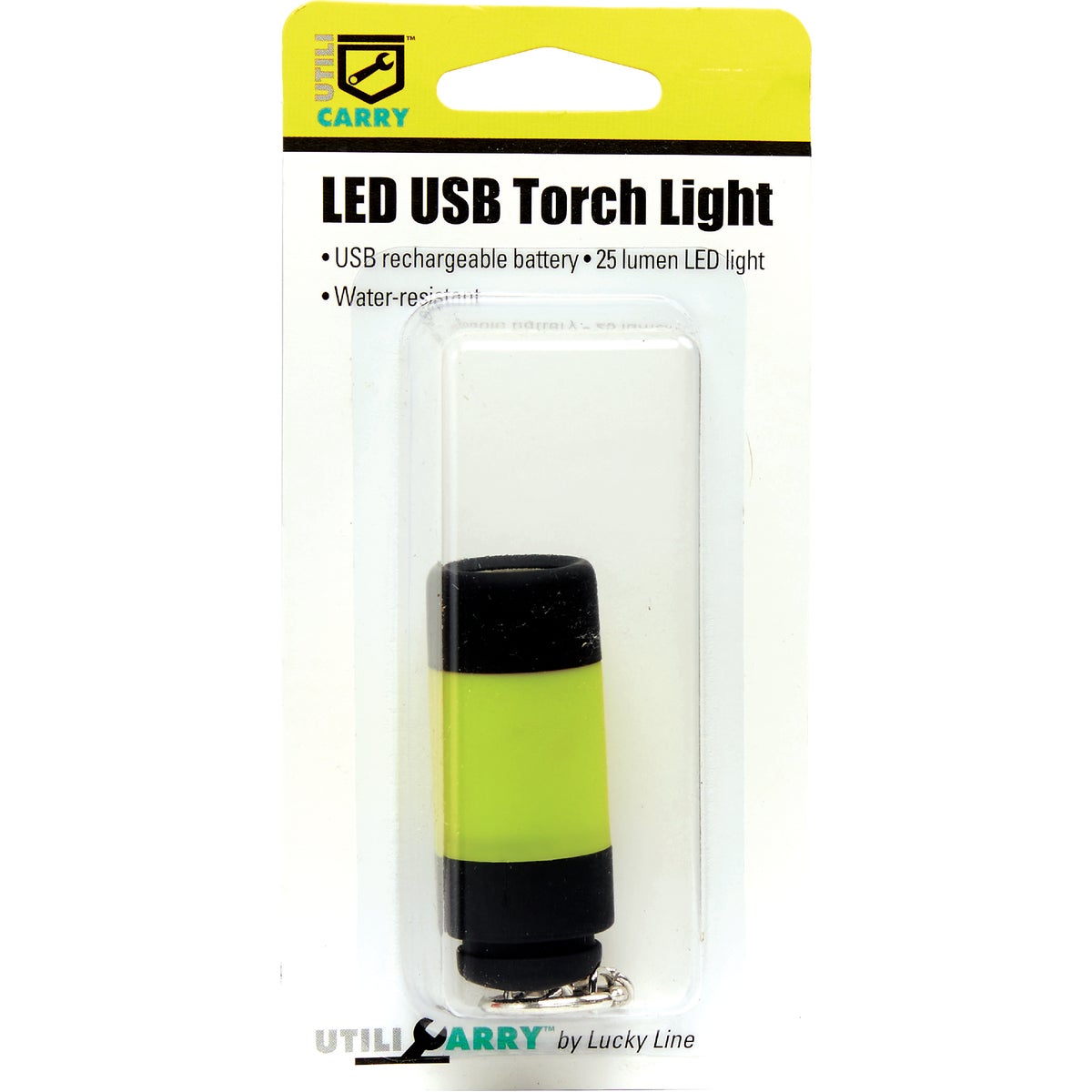 Lucky Line Utilicarry LED USB Mini Torch Key Ring Light Image 2