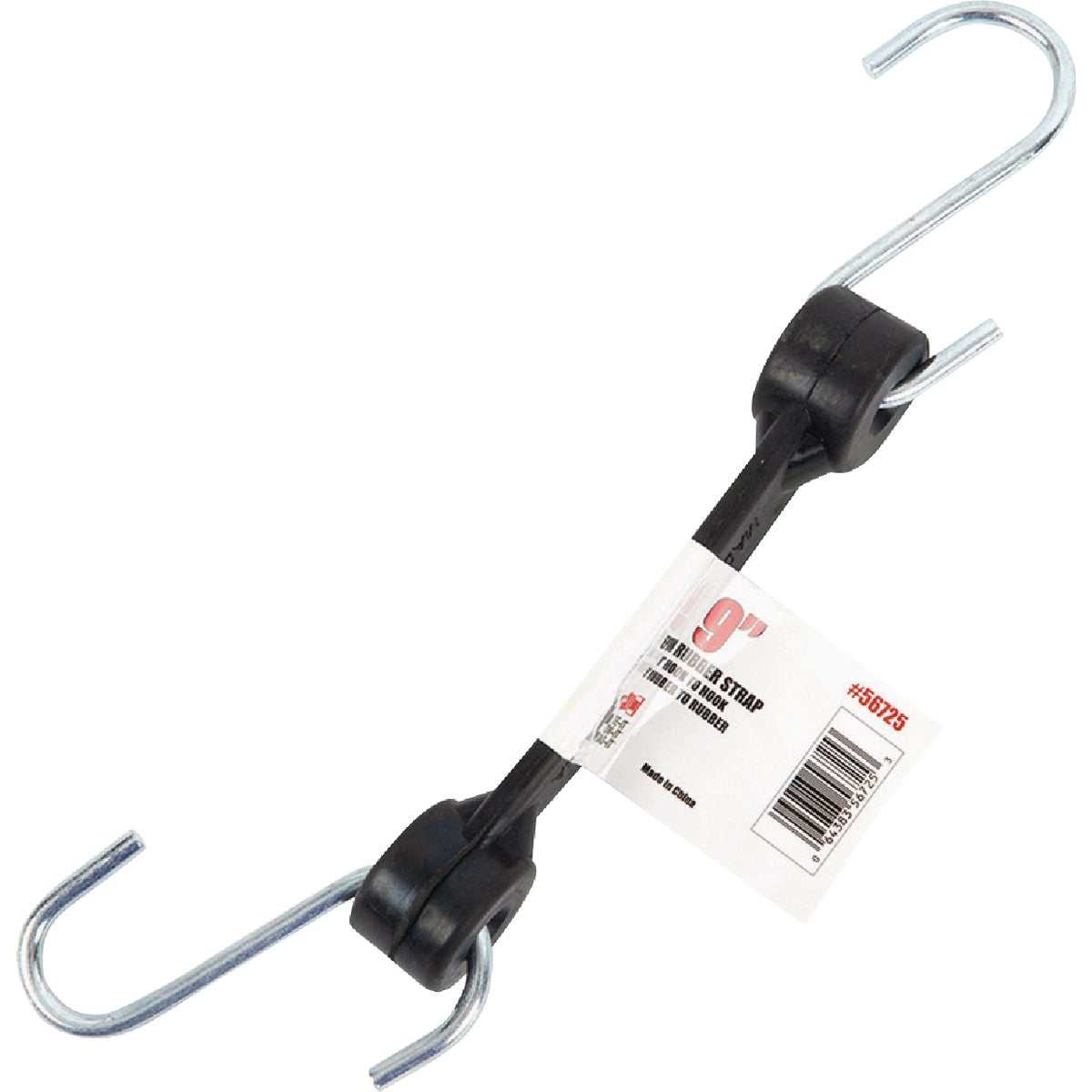 Erickson 9 In. EPDM Rubber Tarp Strap (25-Pack)