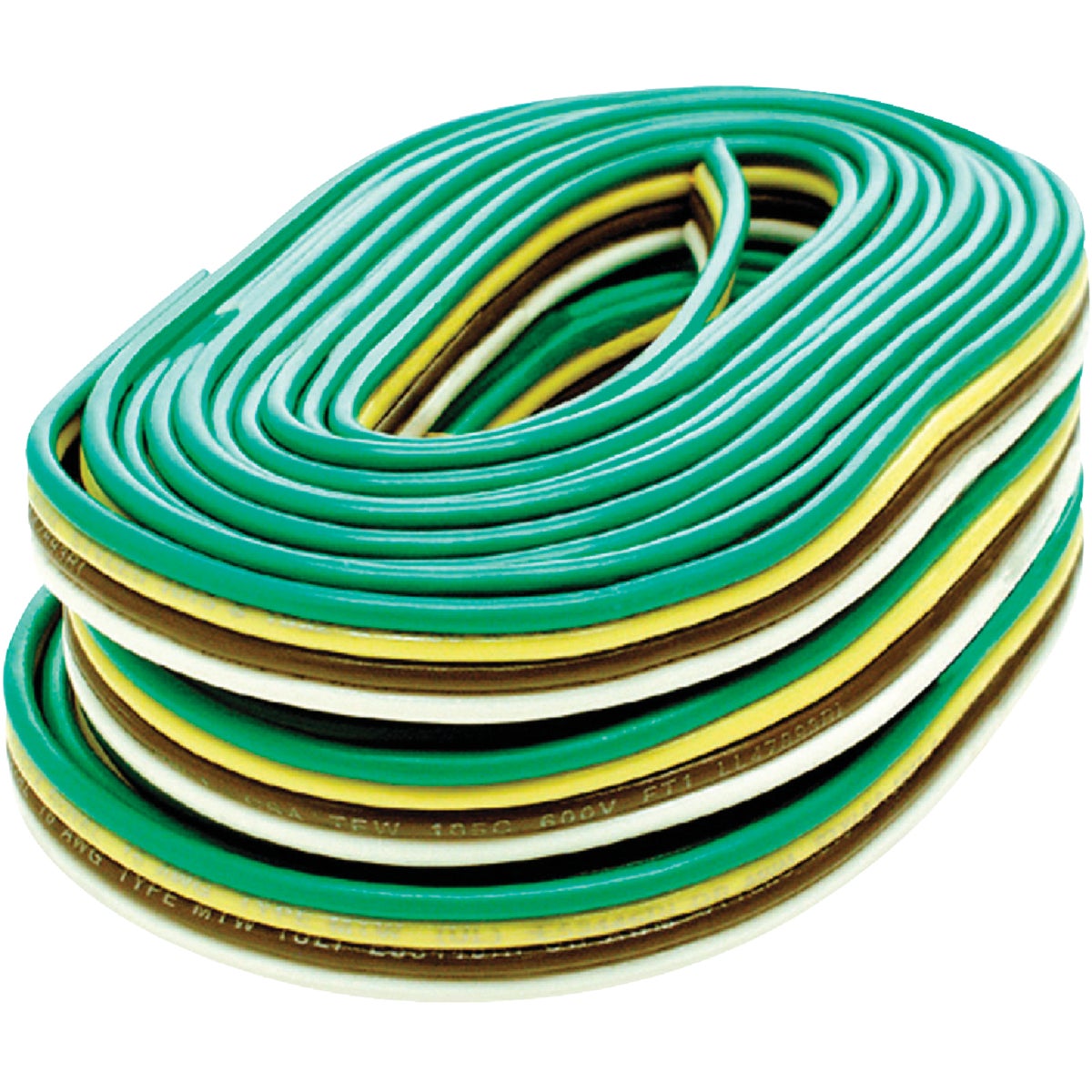 Hopkins Towing Solutions 4-Flat 25 Ft. 16/18-Gauge Bonded Primary Wire
