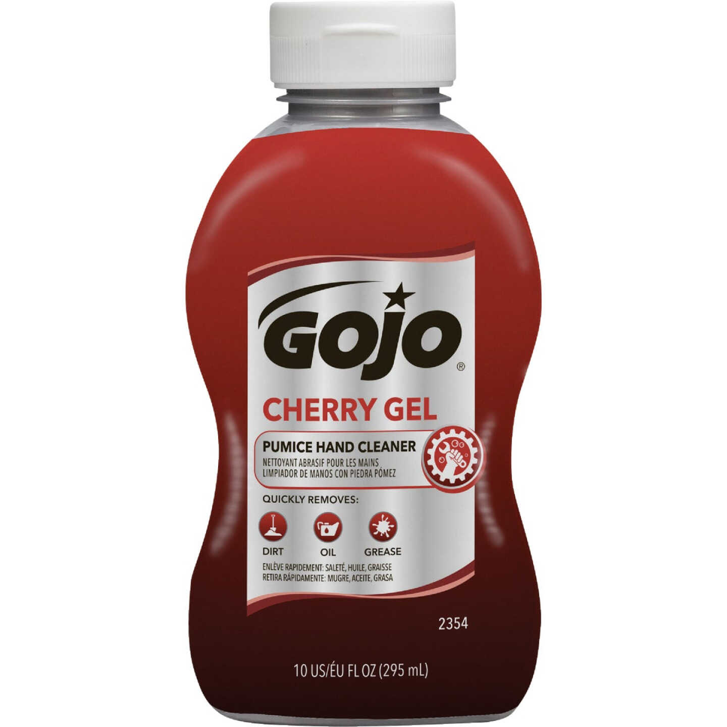 GOJO 10 Oz. Cherry Gel Pumice Hand Cleaner Image 1