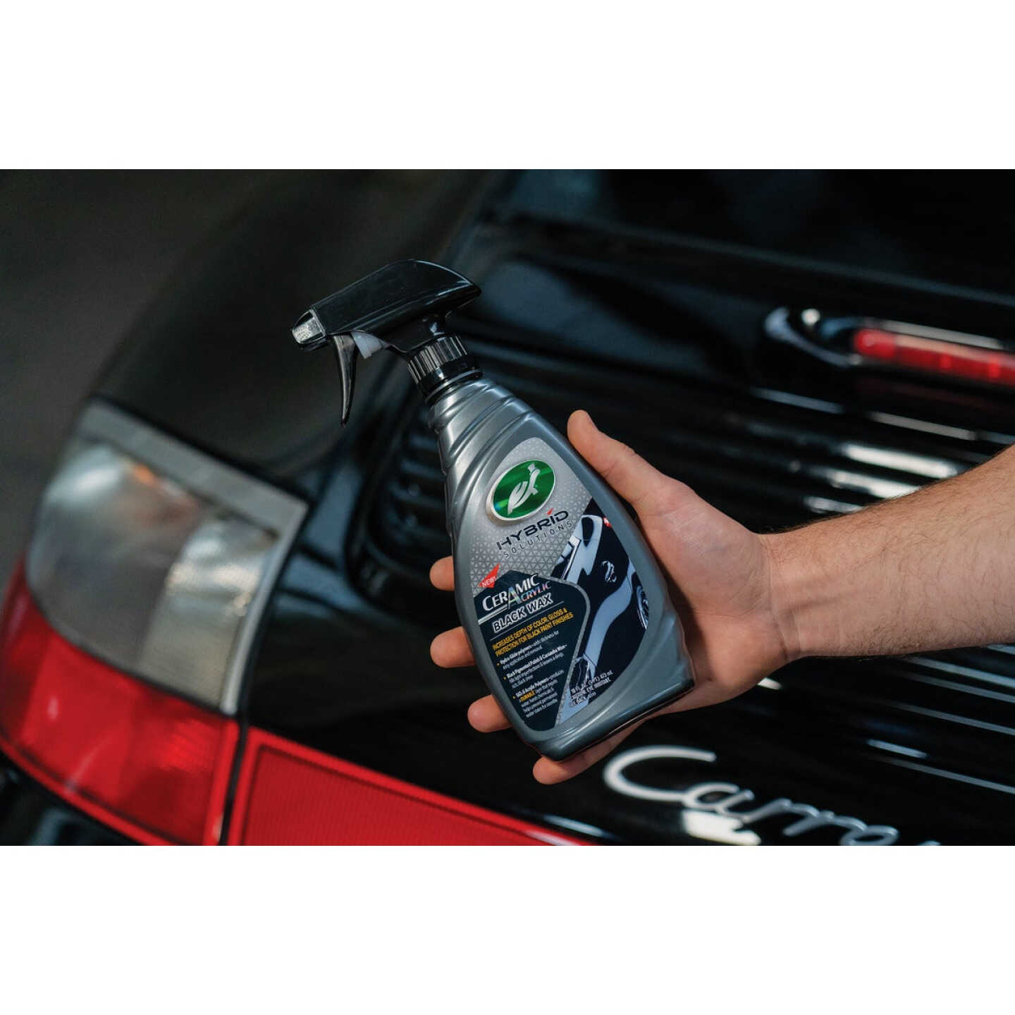 Turtle Wax Hybrid Solutions 16 Oz. Trigger Spray Ceramic Acrylic Black Car Wax Image 2