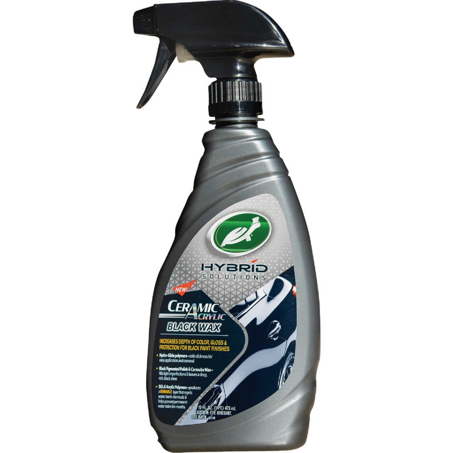 Turtle Wax Hybrid Solutions 16 Oz. Trigger Spray Ceramic Acrylic Black Car Wax Image 1