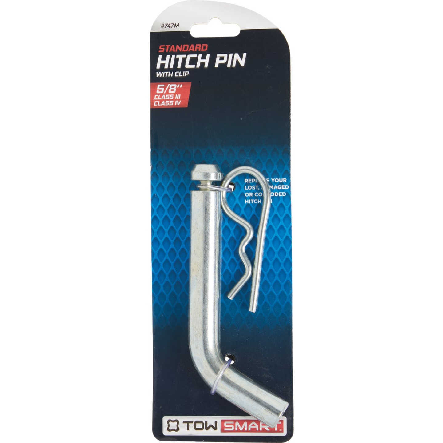 TowSmart 5/8 In. Standard Hitch Pin with Clip Image 2