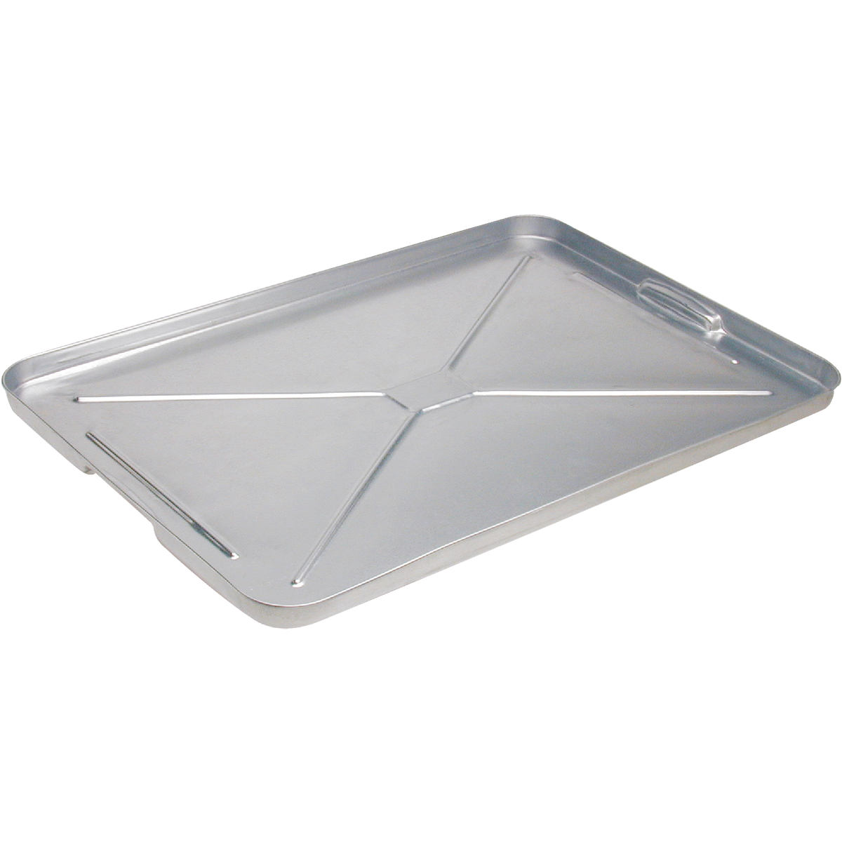  Plews Lubrimatic 16" x 25" Galvanized Metal Auto Drip Pan