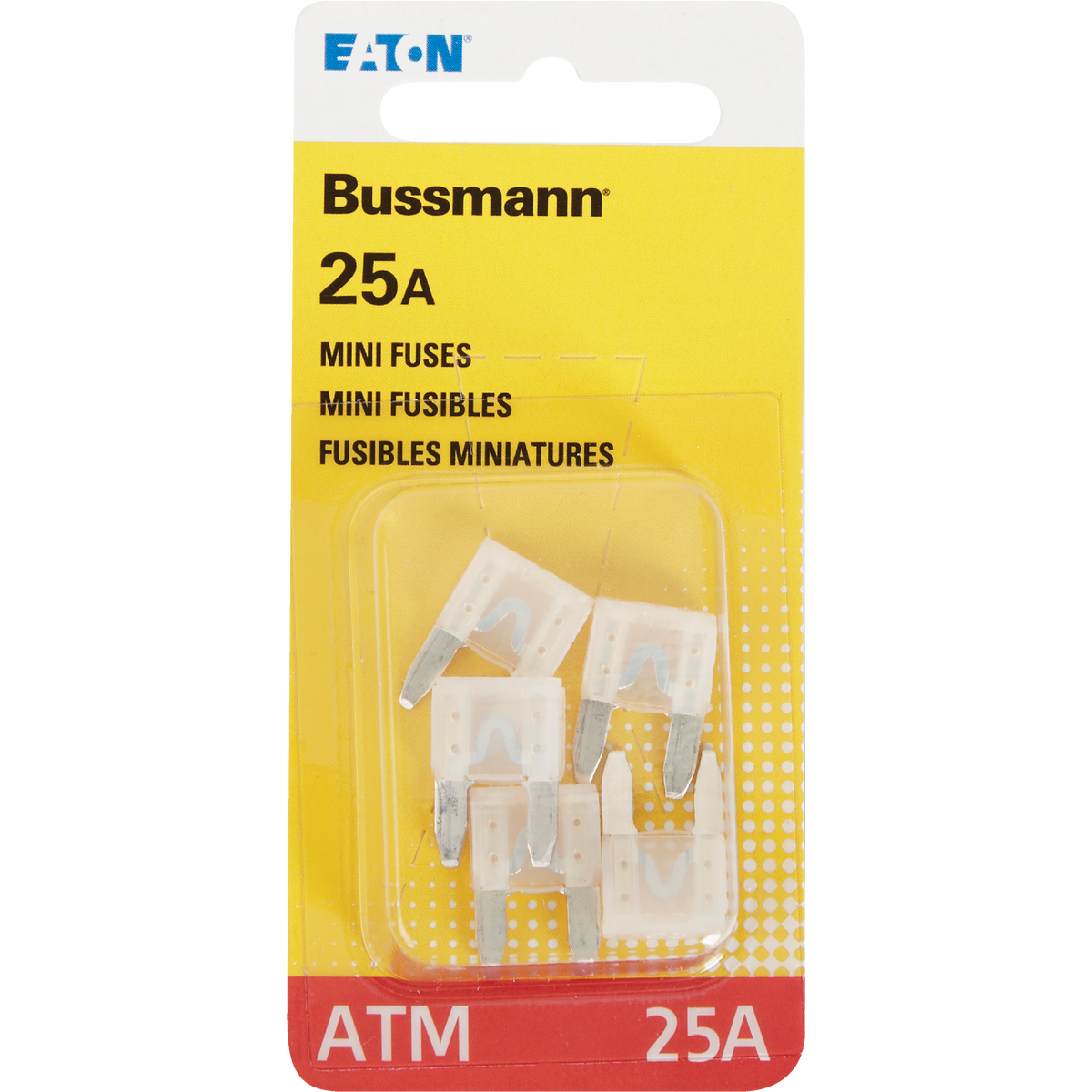 Bussmann 25A 32V ATM Blade Mini Automotive Fuse (5-Pack) Image 2