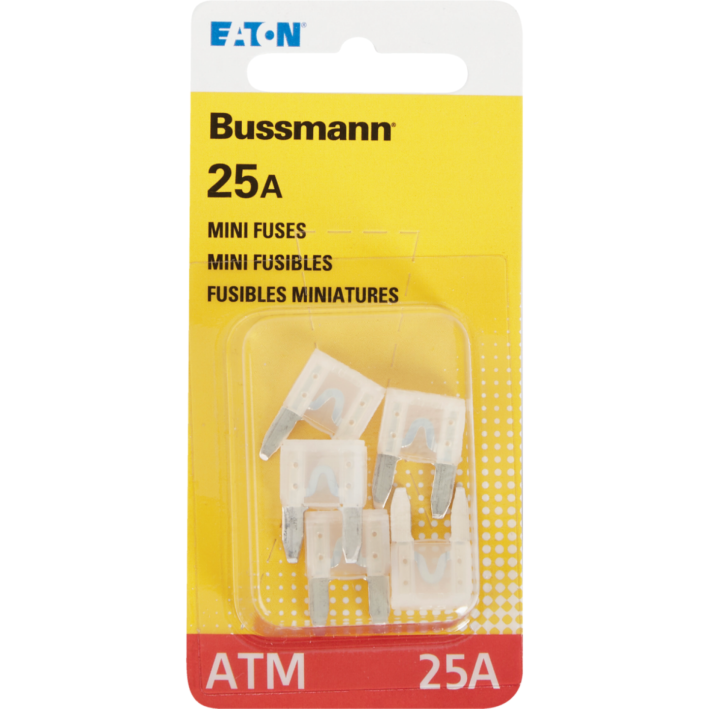 Bussmann 25A 32V ATM Blade Mini Automotive Fuse (5-Pack) Image 2