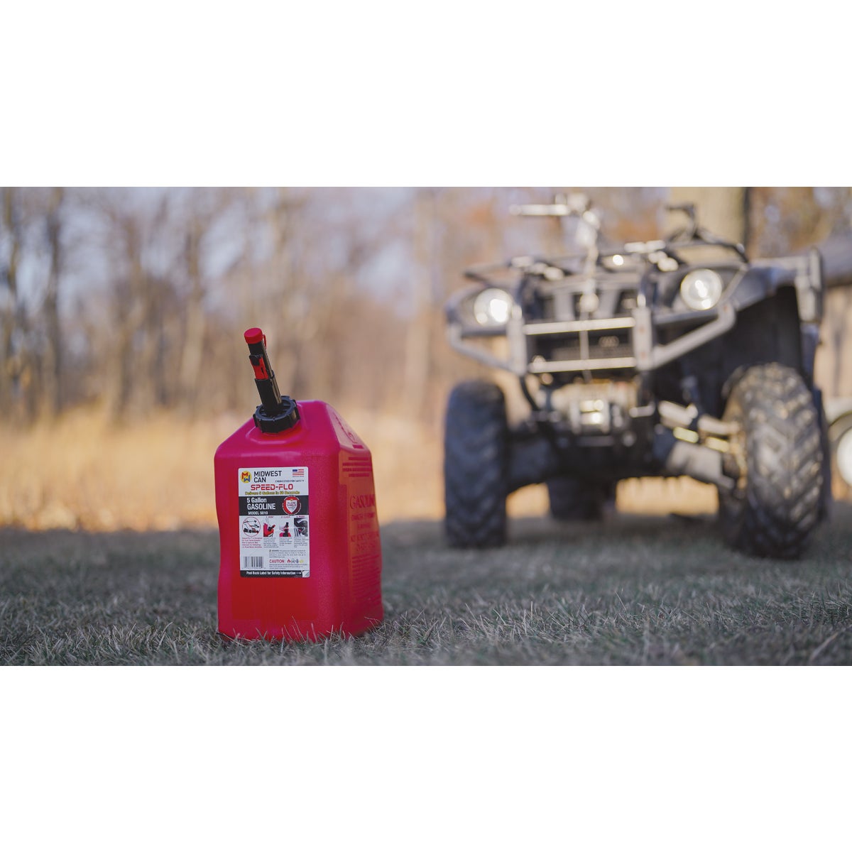 Midwest Can 5 Gal. Plastic Gas Speed-Flo Racing Can Image 3