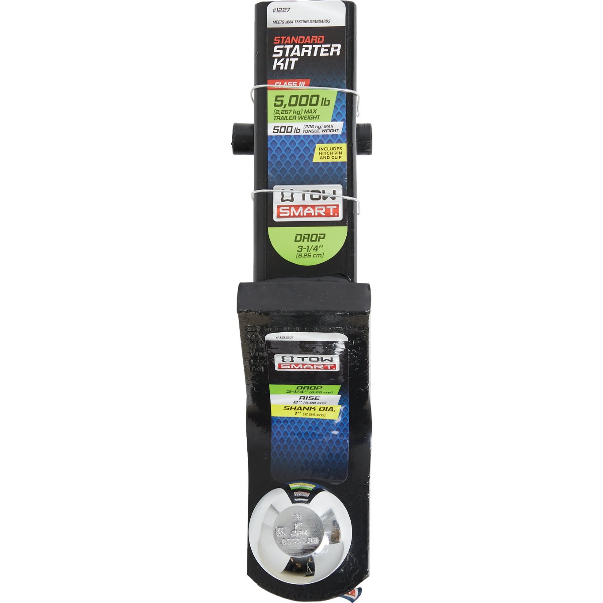 TowSmart Class III 3-1/4 In. Drop Standard Mount Starter Towing Kit, 5000 Lb. Capacity Image 2