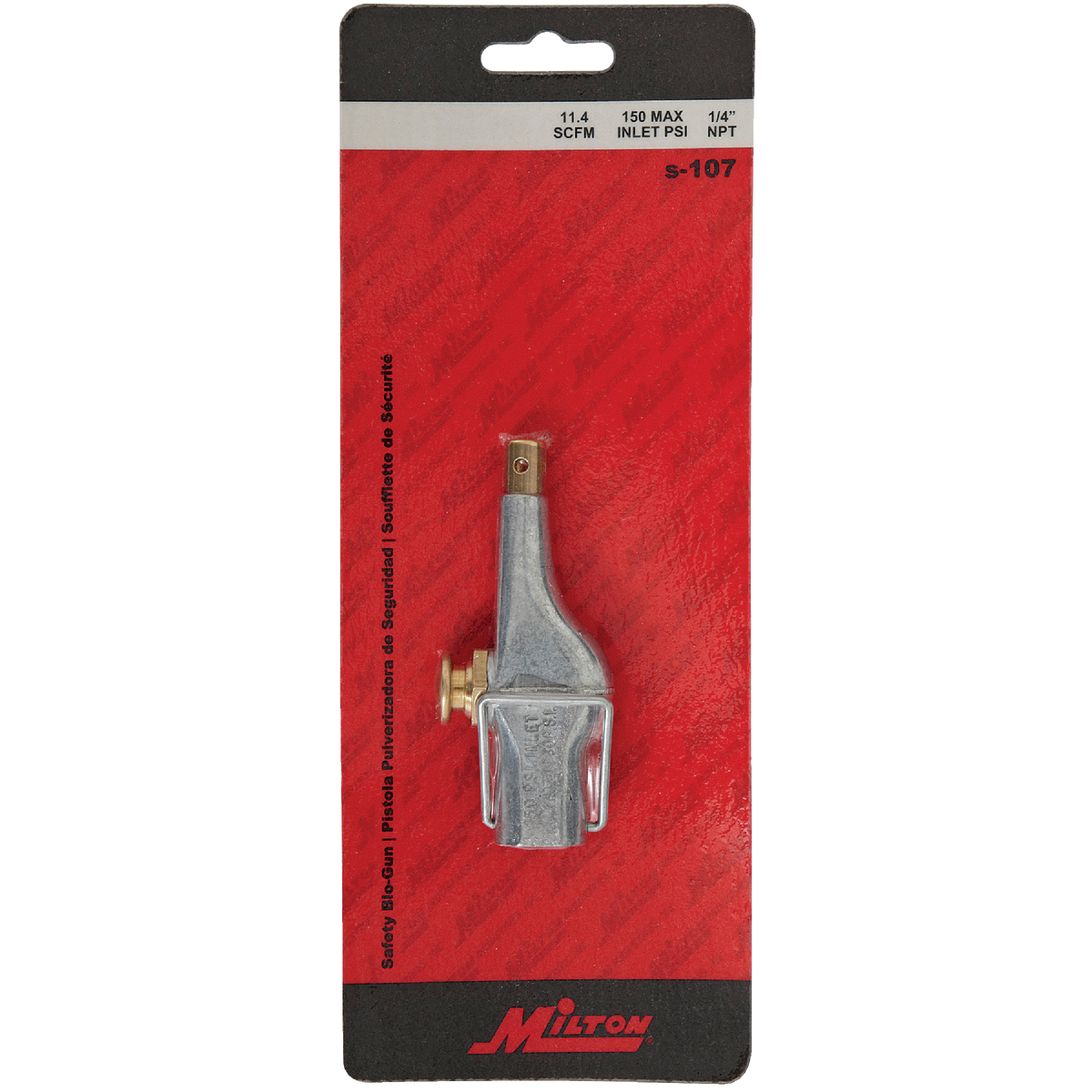 Milton 150 PSI Zinc Die-Cast Blow Gun Image 2