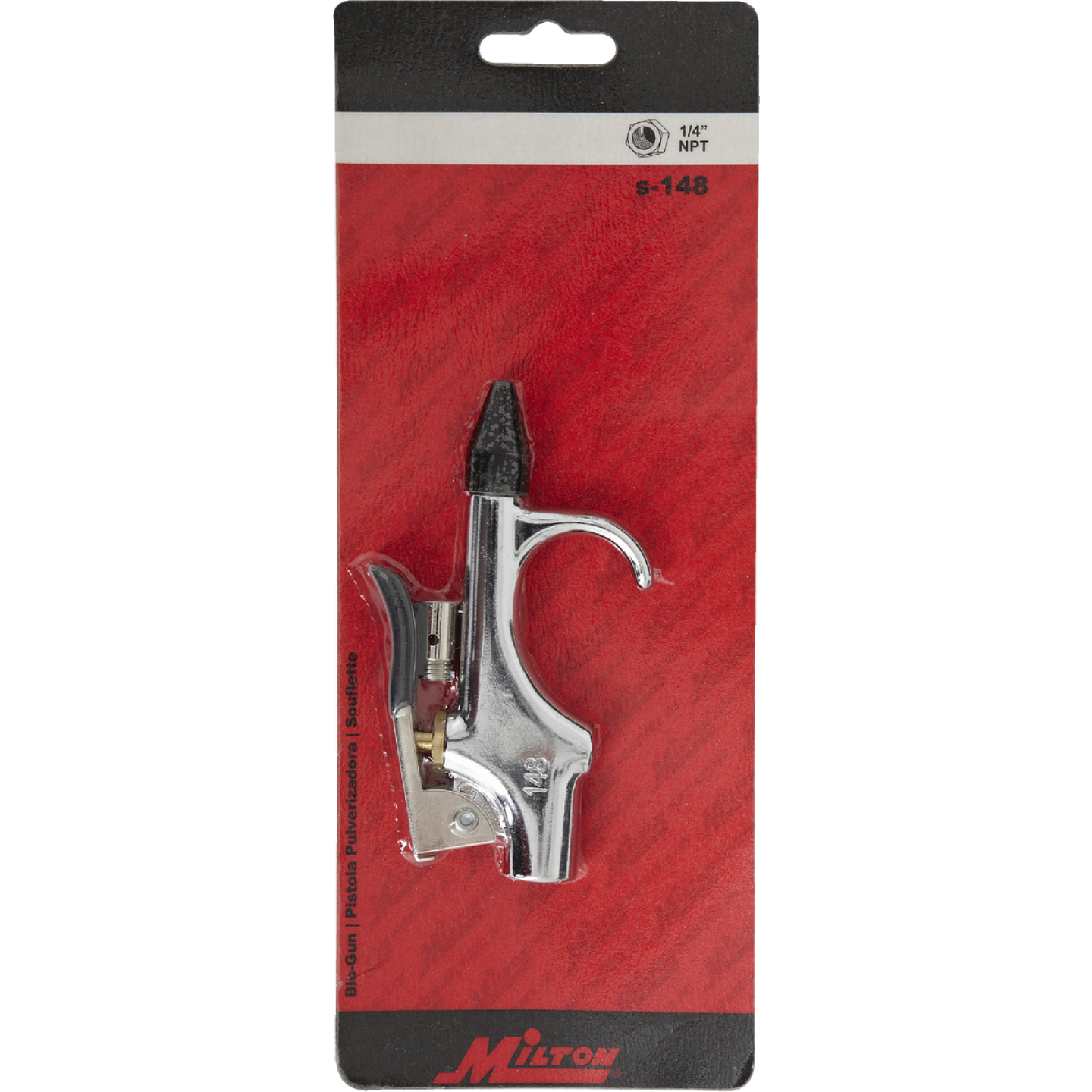 Milton 150 PSI Zinc Die-Cast Compact Safety Lever Blow Gun Image 2