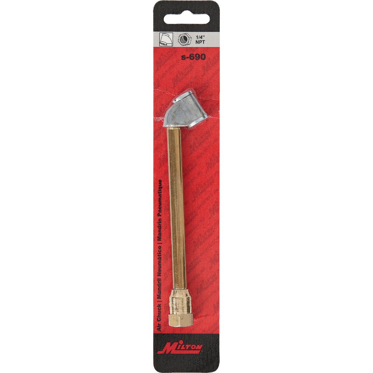 Milton 1/4 In. FNPT 150 psi Dual Head Air Chuck Image 2