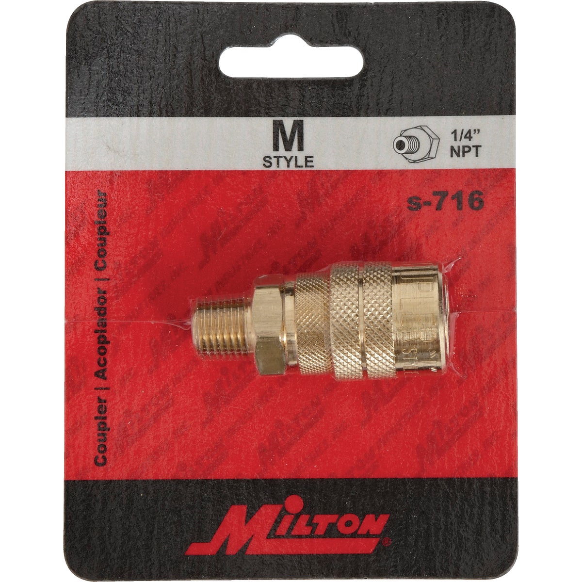 Milton Kwik Change M-Style 1/4 In. Male NPT Coupler Image 2