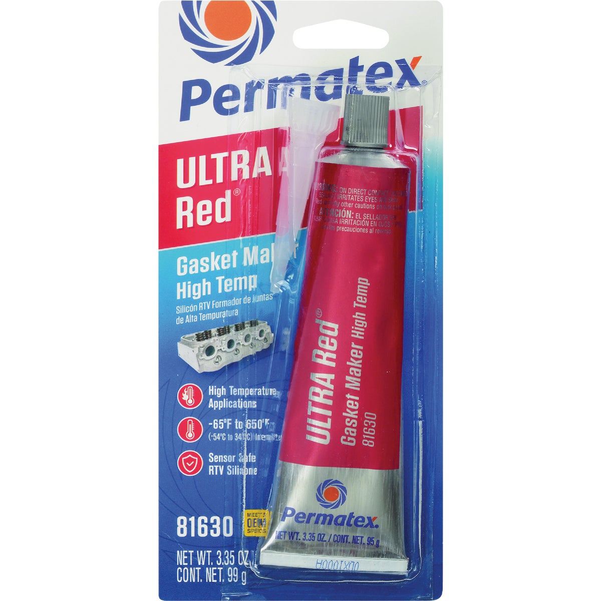 Permatex Ultra Red 3.35 Oz. Gasket Maker