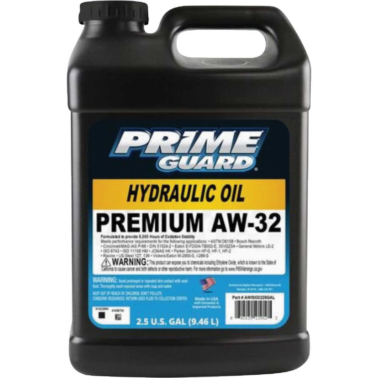 Prime Guard 2.5 Gal. AW-32 Hydraulic Oil Image 1