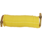 Milton ReKoil 1/4 In. x 25 Ft. Nylon Air Hose with 1/4 In. MNPT Swivel Fittings Image 1