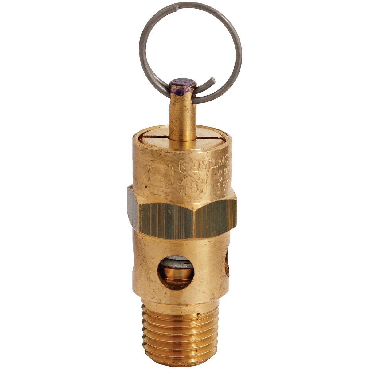 Milton 1/4 In. MNPT 150 psi Safety Valve Image 1