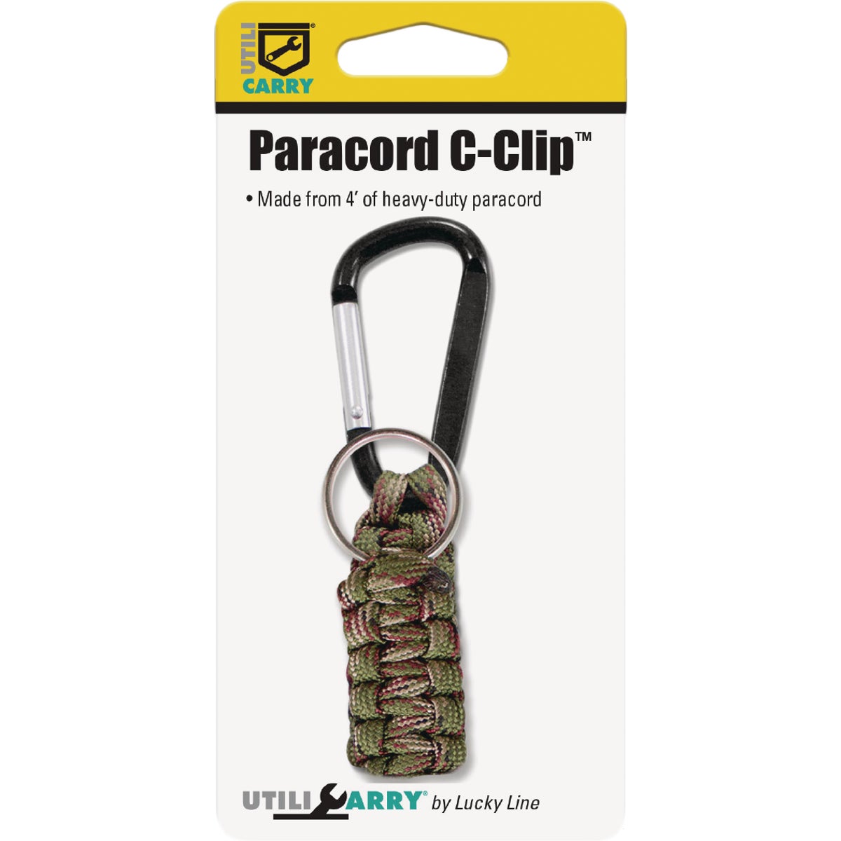 Lucky Line Utilicarry Paracord C-Clip Key Ring Image 2