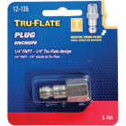 Tru-Flate 1/4 In. FNPT T-Style Steel Plug Image 2