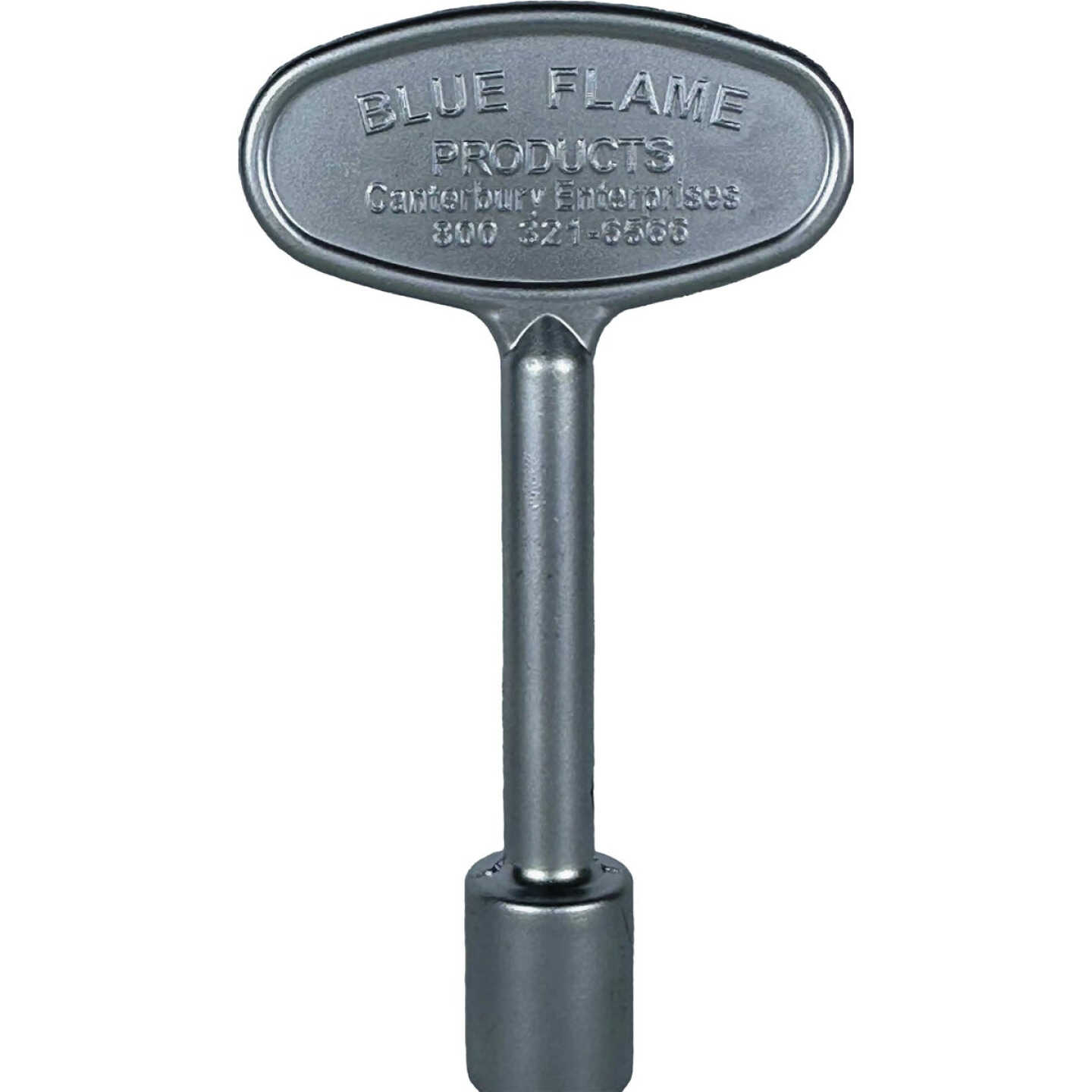 Blue Flame 3 In. Flat Black Finish Universal Fit Log Lighter Gas Valve Key Image 1