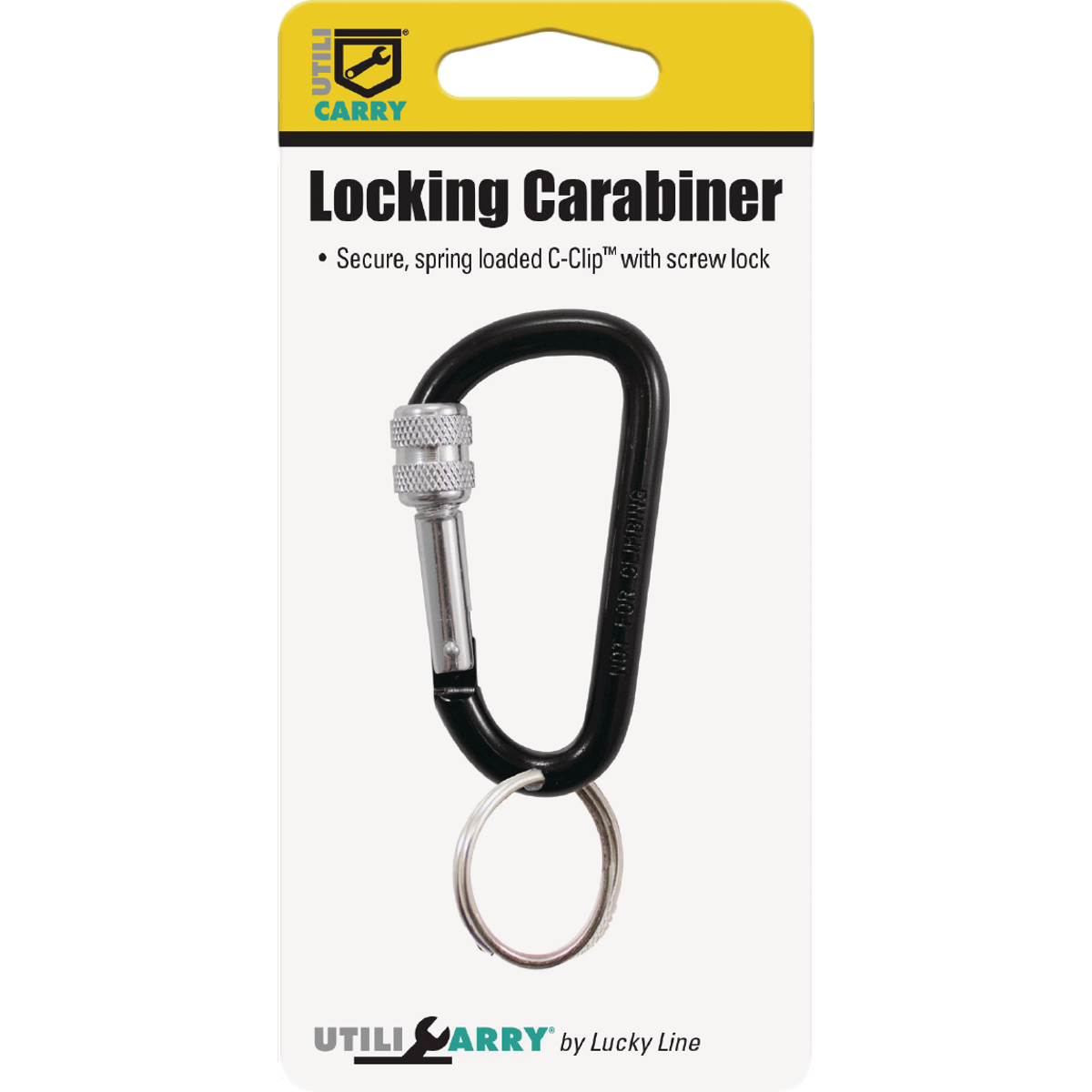 Lucky Line Utilicarry Locking C-Clip Key Ring Image 2