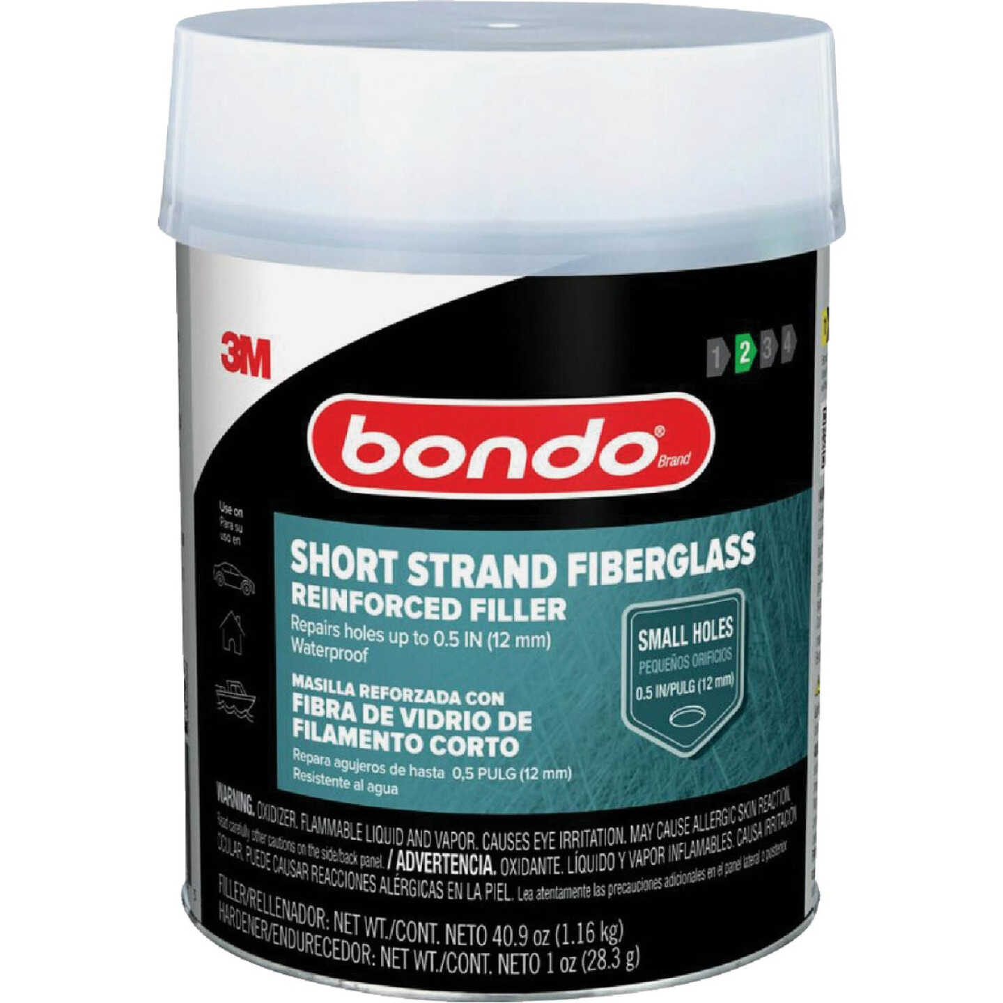 Bondo 41 Oz. Glass Reinforced Body Filler with Hardener Image 1