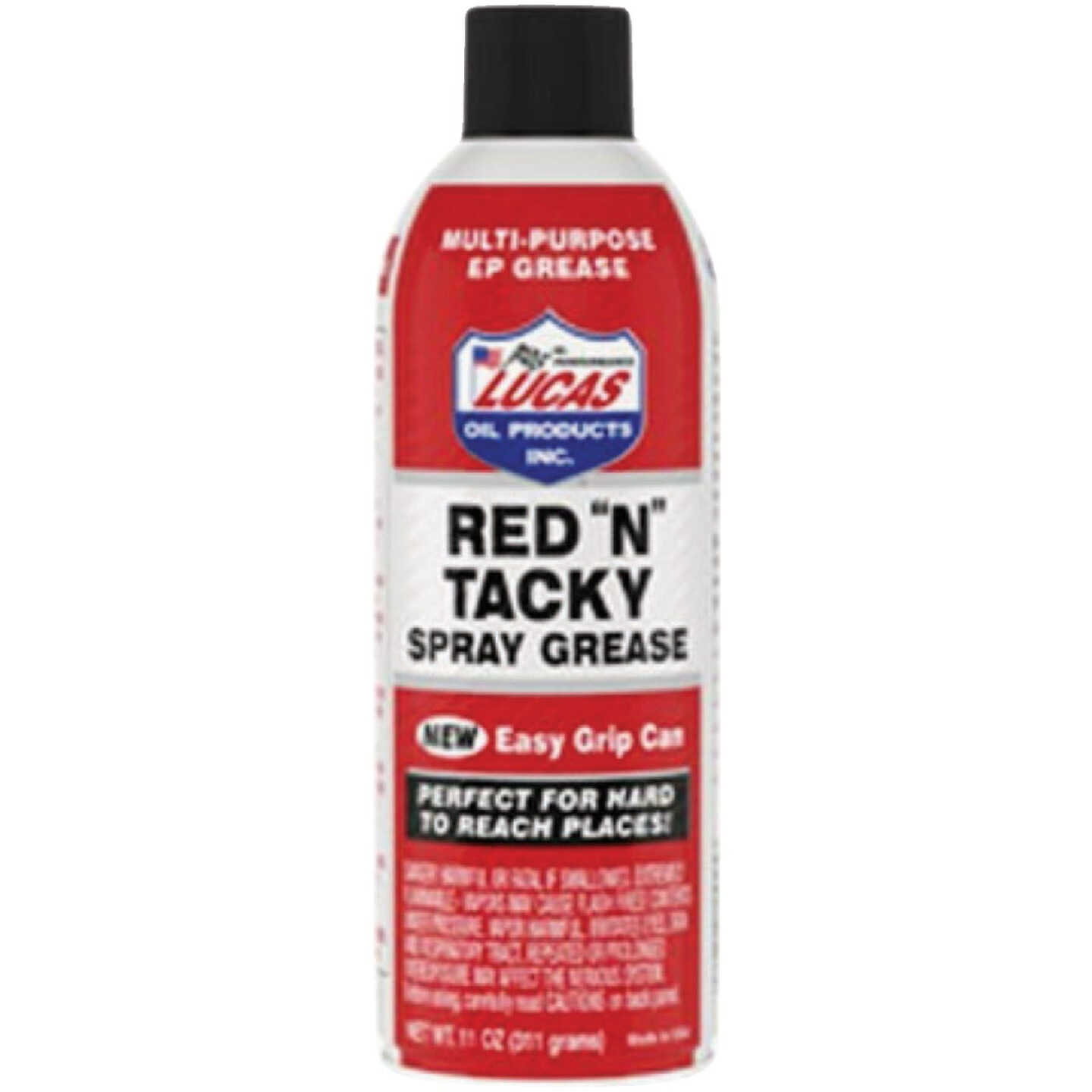 Lucas Oil 11 Oz. Red N Tacky Grease Aerosol Image 1