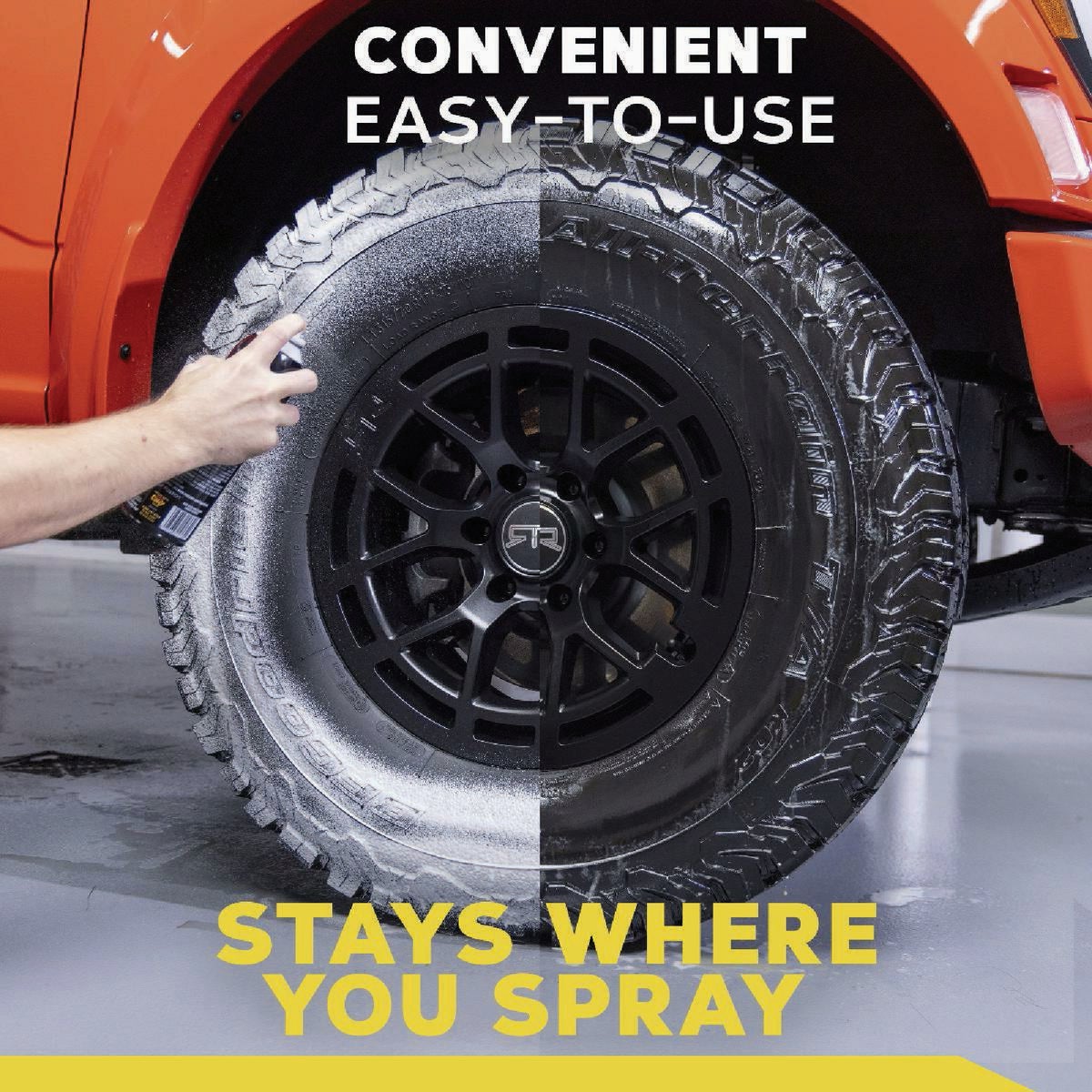 Meguiar's 19 Oz. Hot Shine Tire Foam Image 6