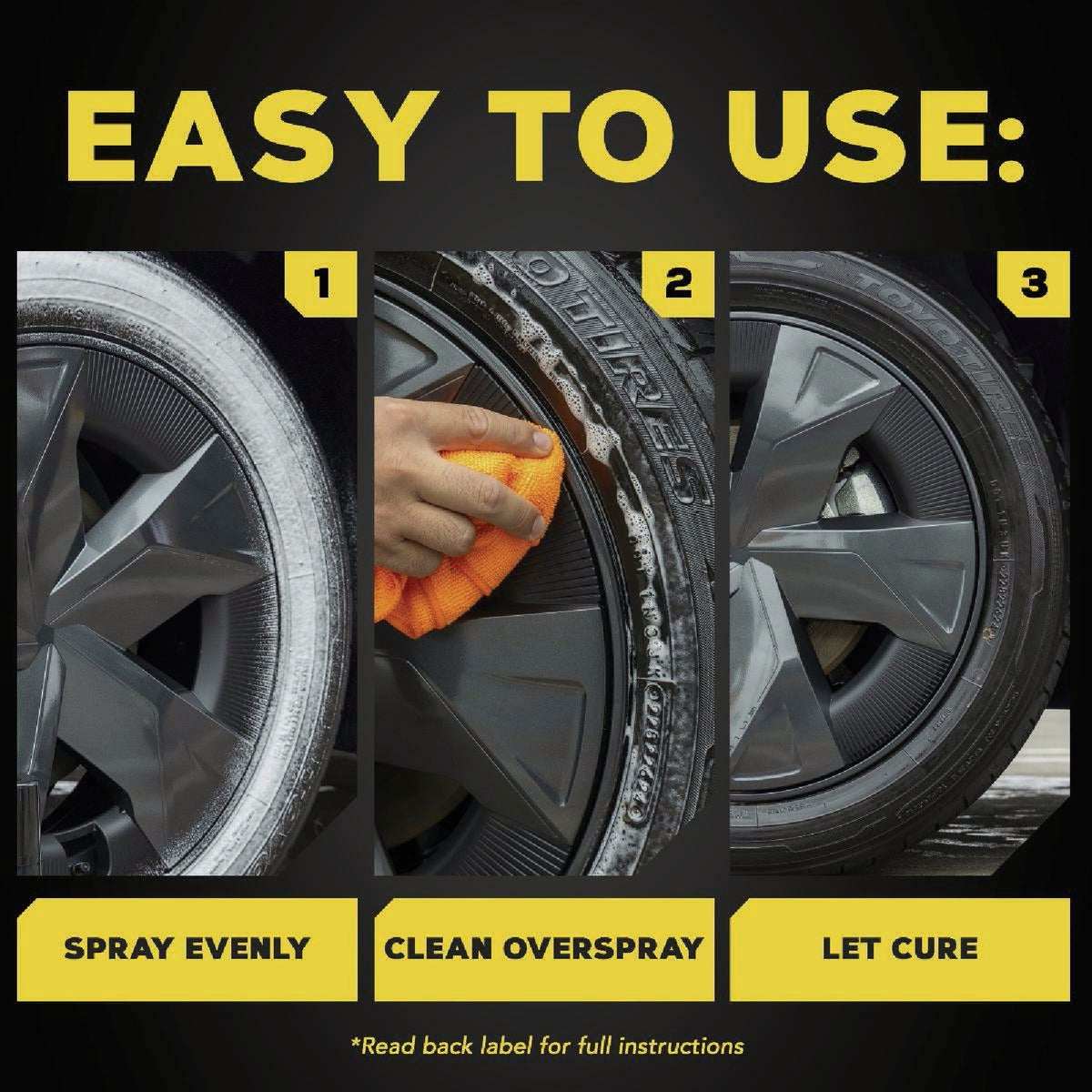 Meguiar's 19 Oz. Hot Shine Tire Foam Image 5