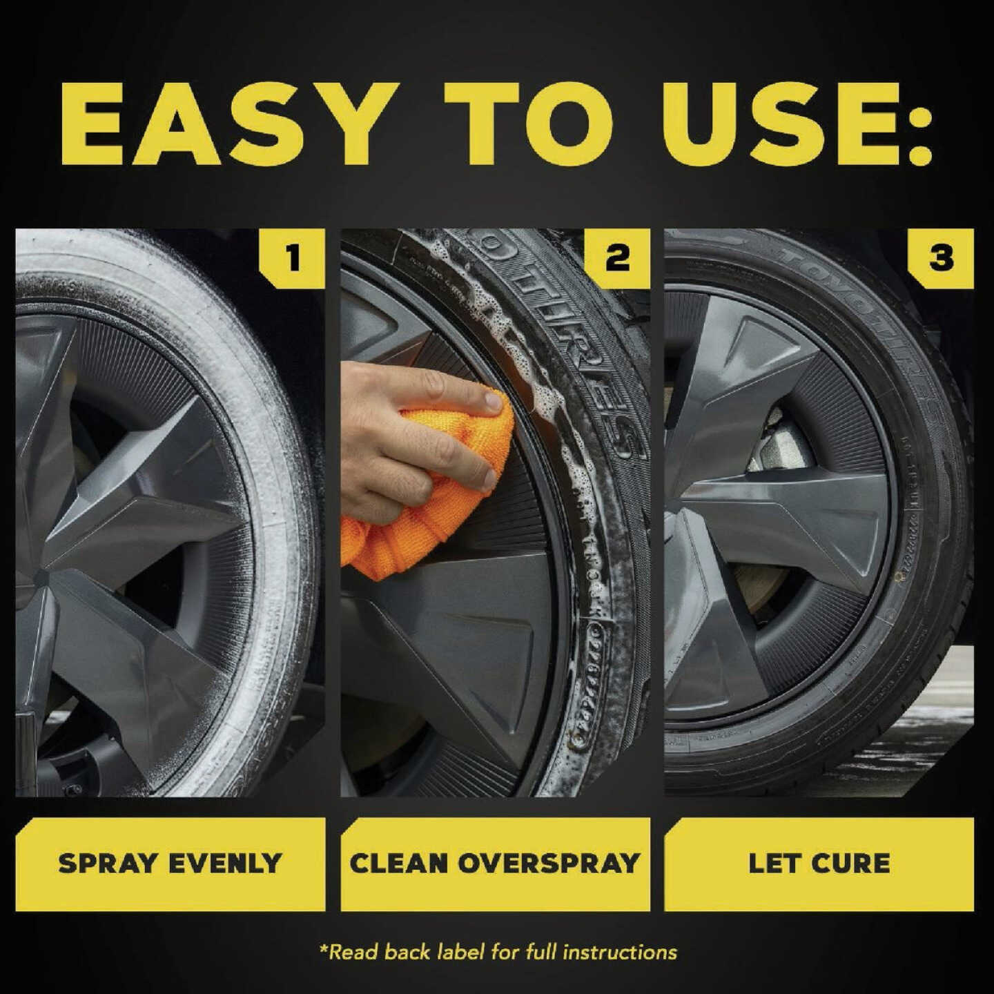 Meguiar's 19 Oz. Hot Shine Tire Foam Image 5