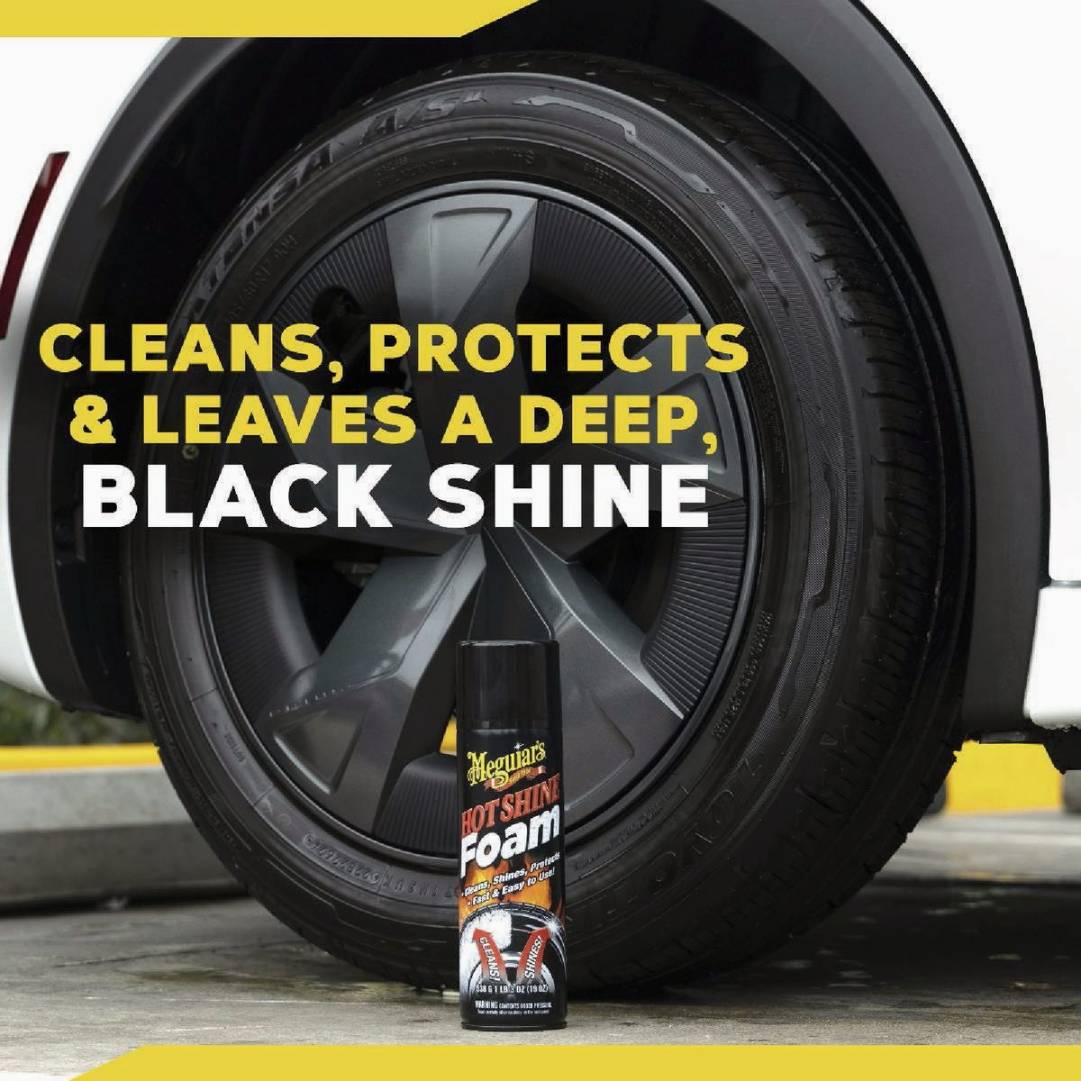 Meguiar's 19 Oz. Hot Shine Tire Foam Image 3