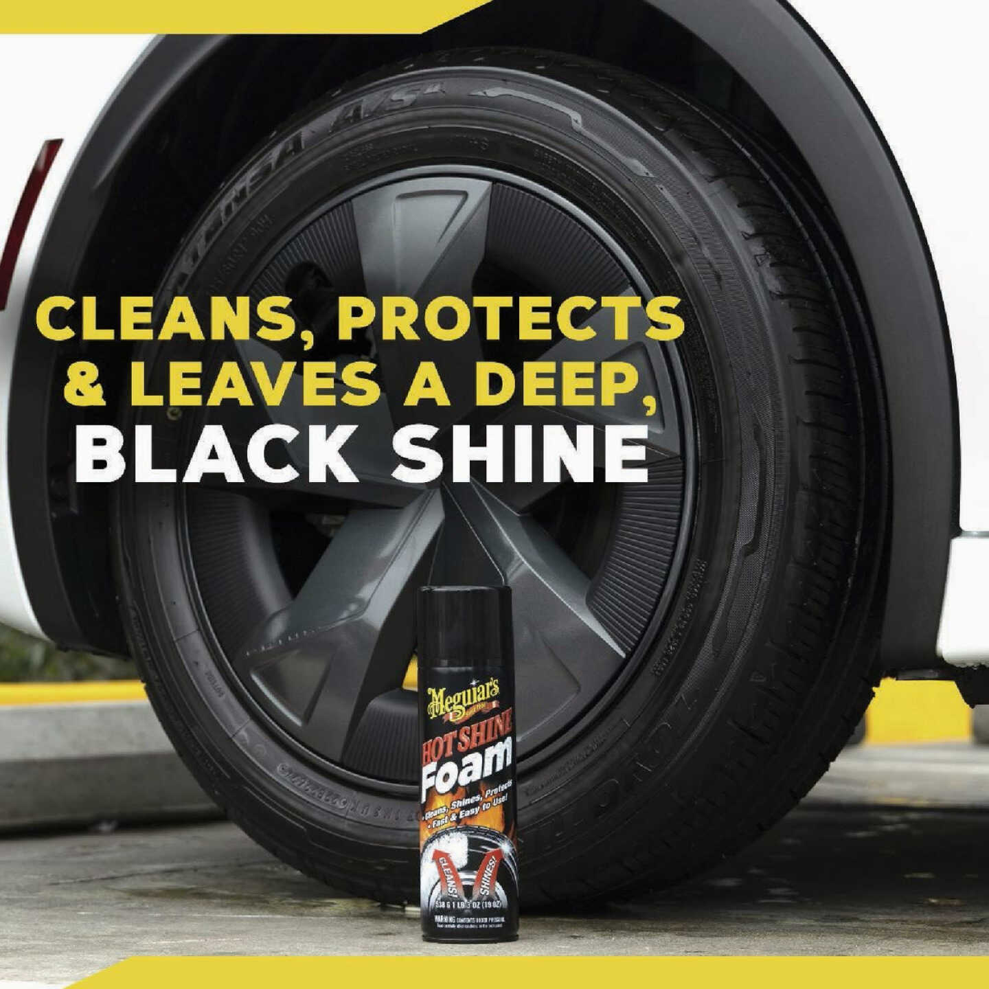 Meguiar's 19 Oz. Hot Shine Tire Foam Image 3