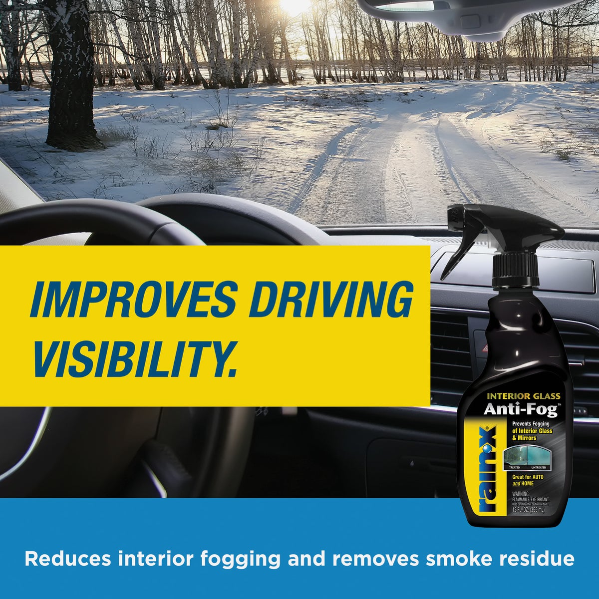 Rain-X 3.5 Oz. Liquid Interior Glass Anti-Fog Cleaner Image 5