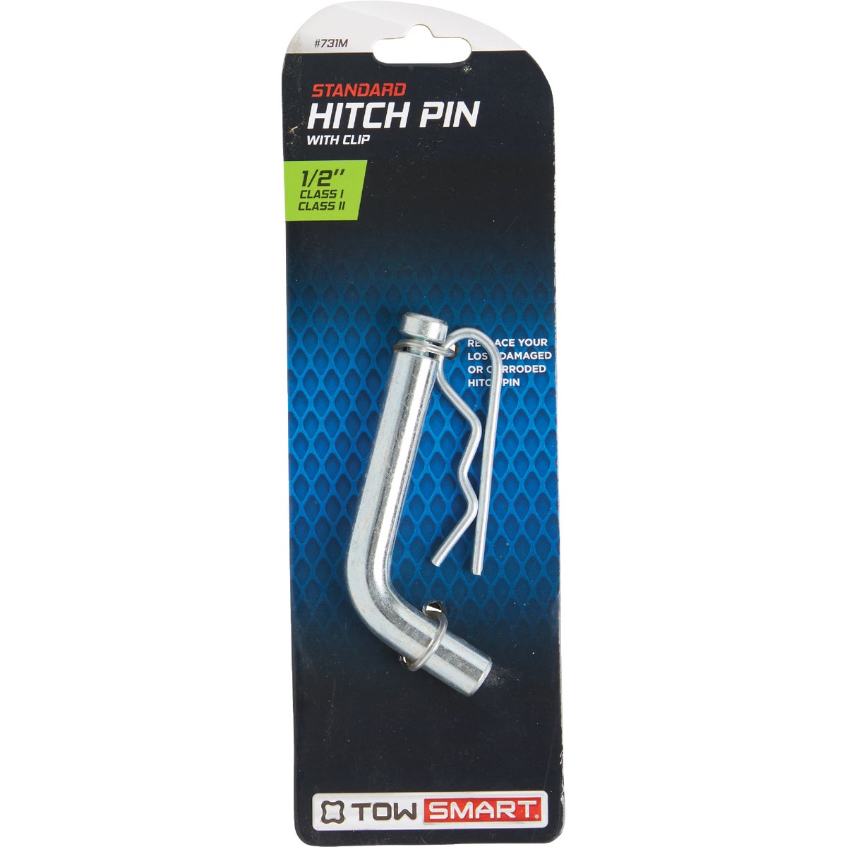 TowSmart 1/2 In. Receiver Pin & Clip Image 2