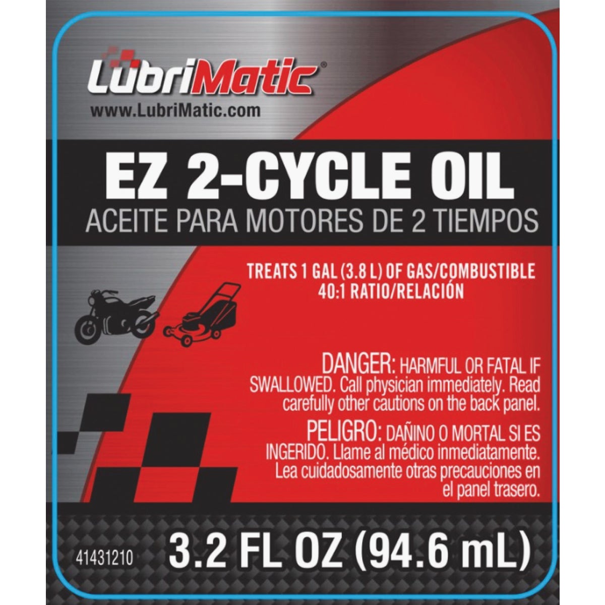 LubriMatic E-Z 3.2 Oz. 2-Cycle Motor Oil Image 2