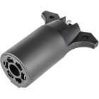 TowSmart 7-Way Round Blade To 4-Way Flat Trailer Wiring Connector Image 1