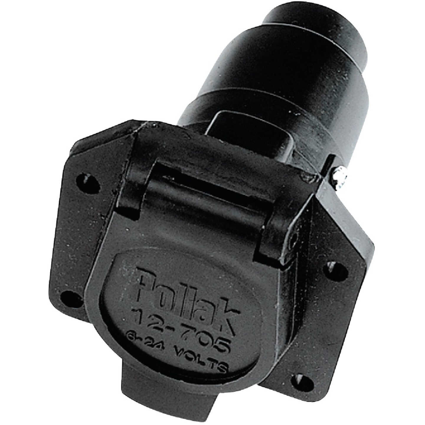 TowSmart 7-Way Vehicle End Trailer Wiring Connector Image 1
