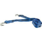 Erickson 2 In. x 15 Ft. 4250 Lb. Polyester Tow Strap with Hooks, Blue Image 1