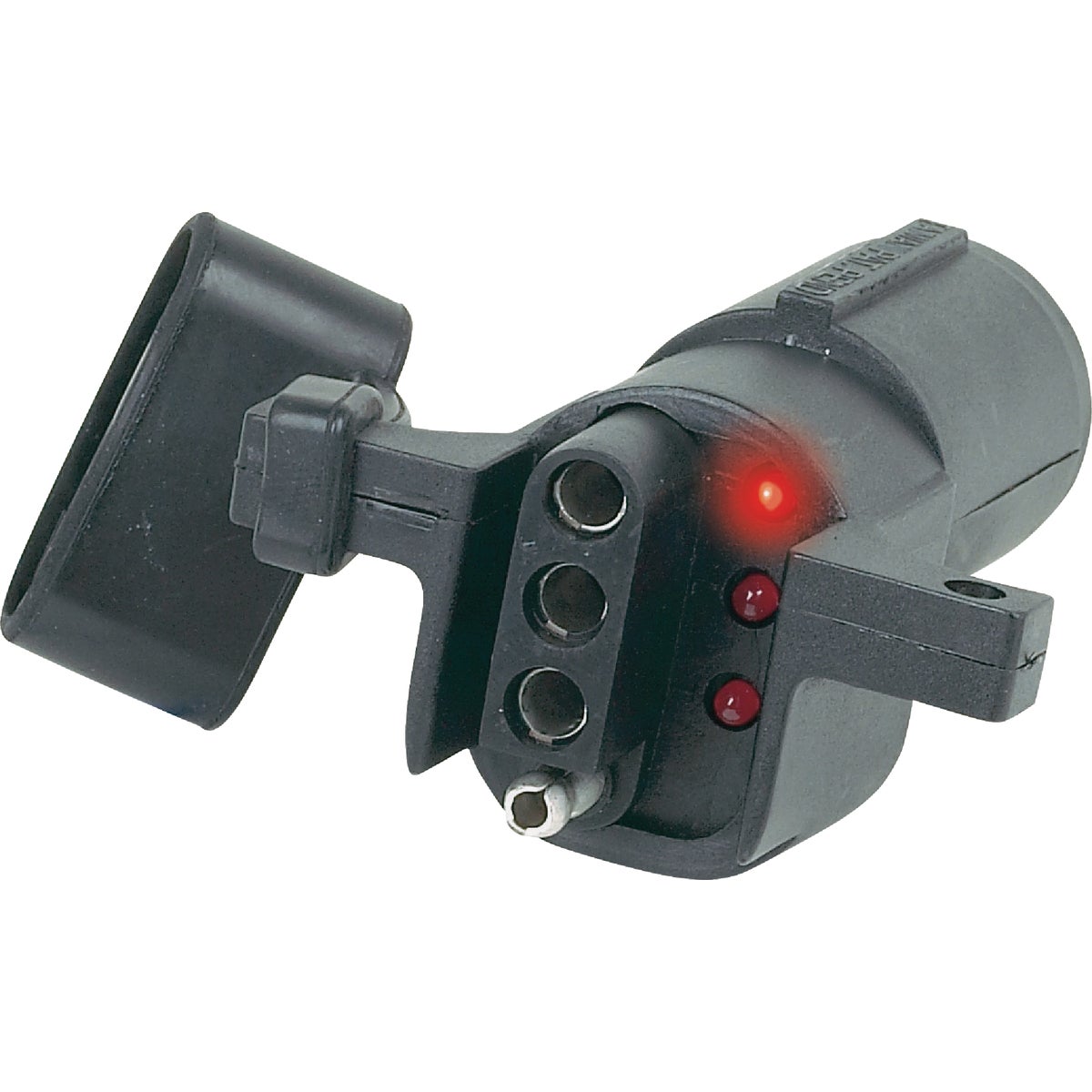 Hopkins Towing Solutions 6-Round to 4-Flat LED Test Adapter