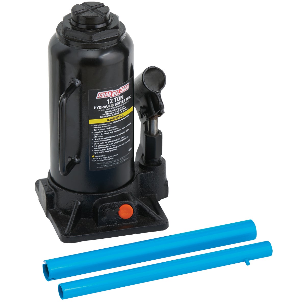 Channellock 12-Ton Bottle Jack Image 2