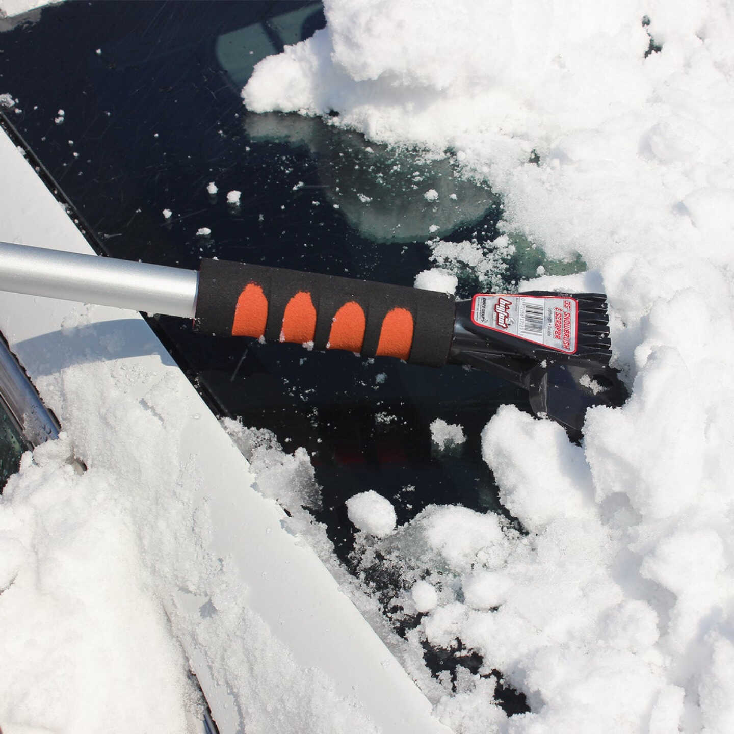 EMSCO Bigfoot 42 In. Snowbrush with Scraper and Foam Comfort Grip Image 2