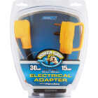 Camco PowerGrip 30A/15A Dogbone RV Power Cord Adapter Image 2