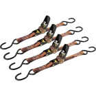Erickson 1 In. x 10 Ft. Ratchet Tie Down Straps, Camouflage (4-Pack) Image 3