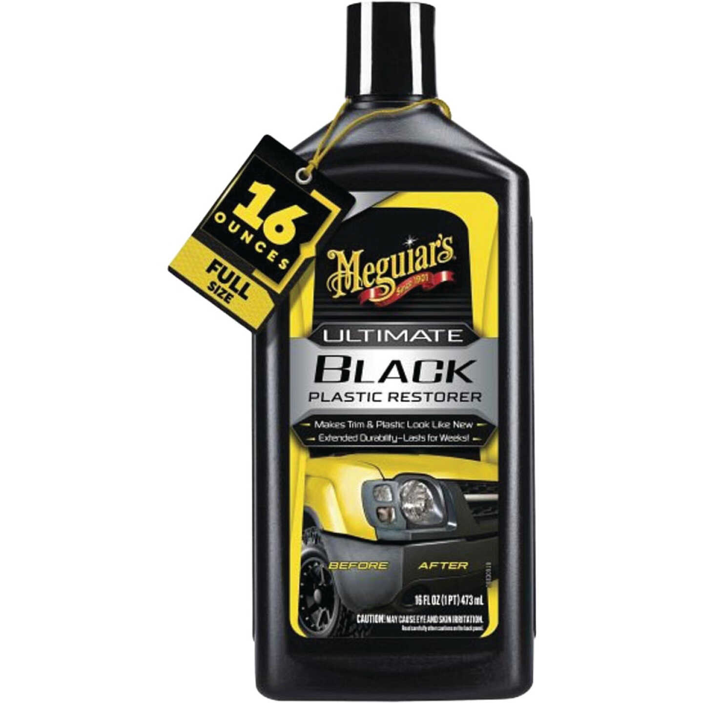 Meguiar's 16 Oz. Liquid Ultimate Black Plastic Restorer/Detailer Image 1