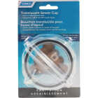 Camco RV Translucent Sewer Cap with Lanyard Image 1