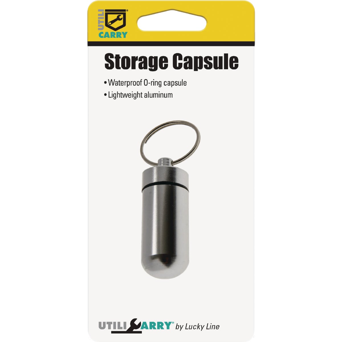 Lucky Line Utilicarry Storage Capsule Key Ring Image 2