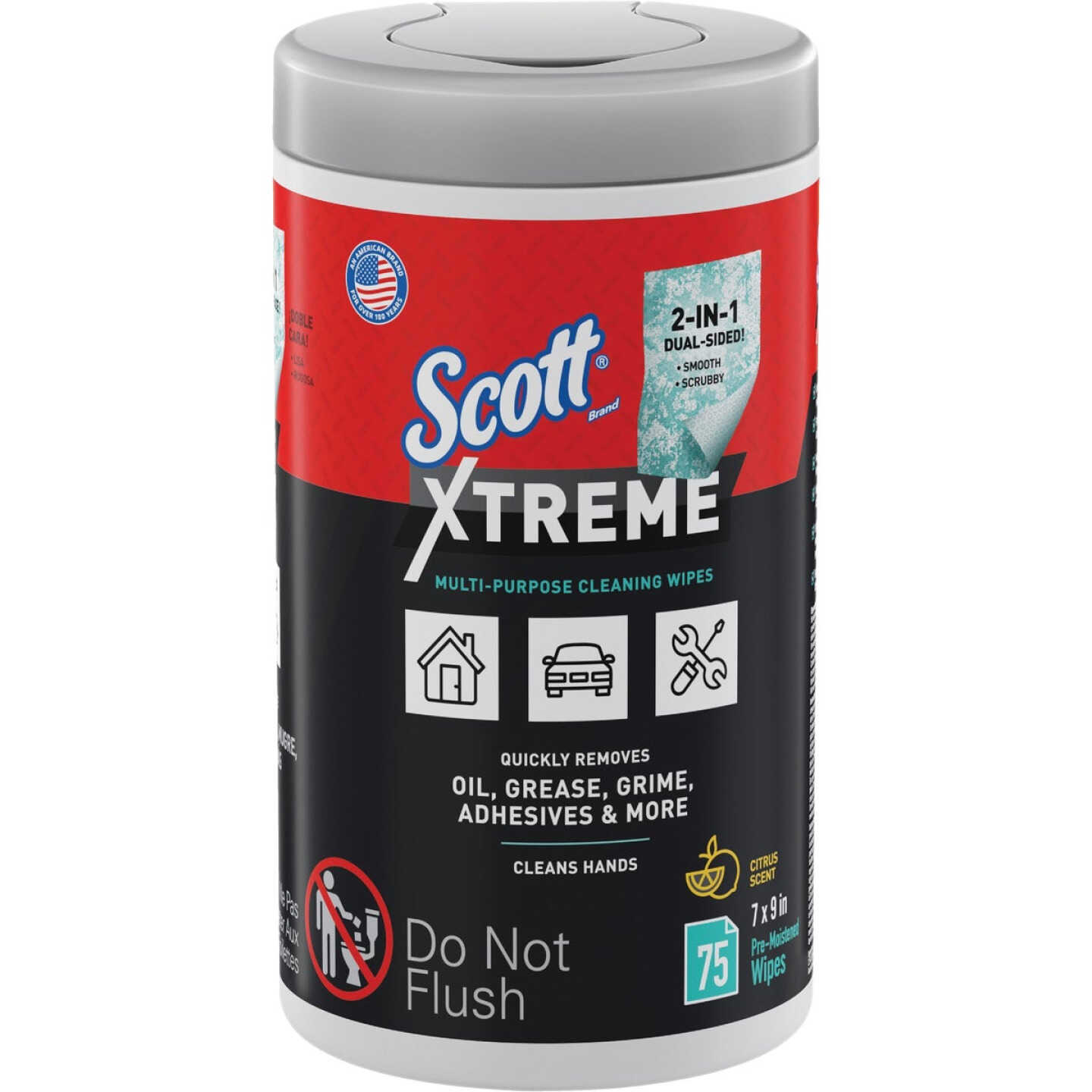 Scott Xtreme Multipurpose Cleaning Wipes (75-Count) Image 1