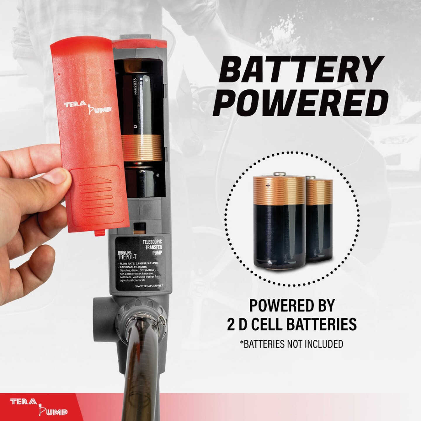 Tera Pump Fuel Transfer Pump with Telescopic Shaft Image 6