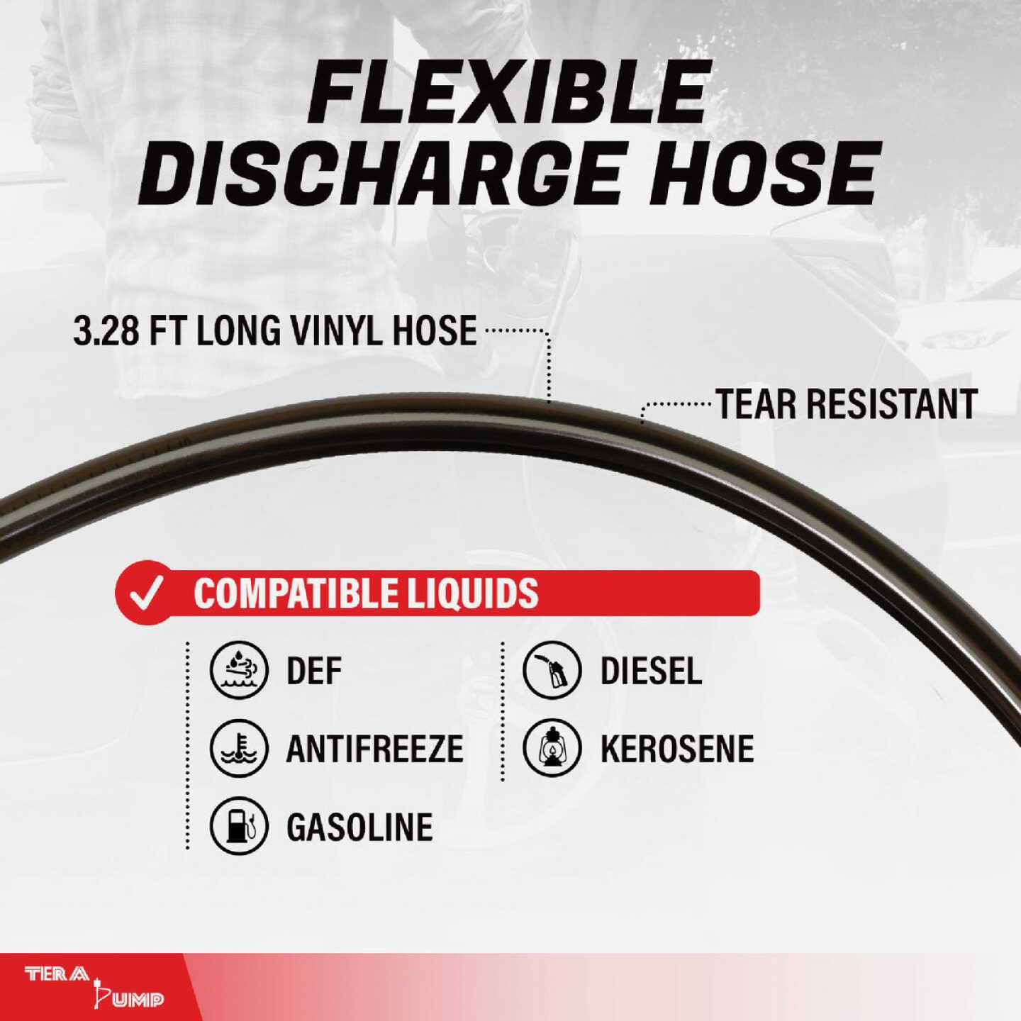 Tera Pump Fuel Transfer Pump with Telescopic Shaft Image 2