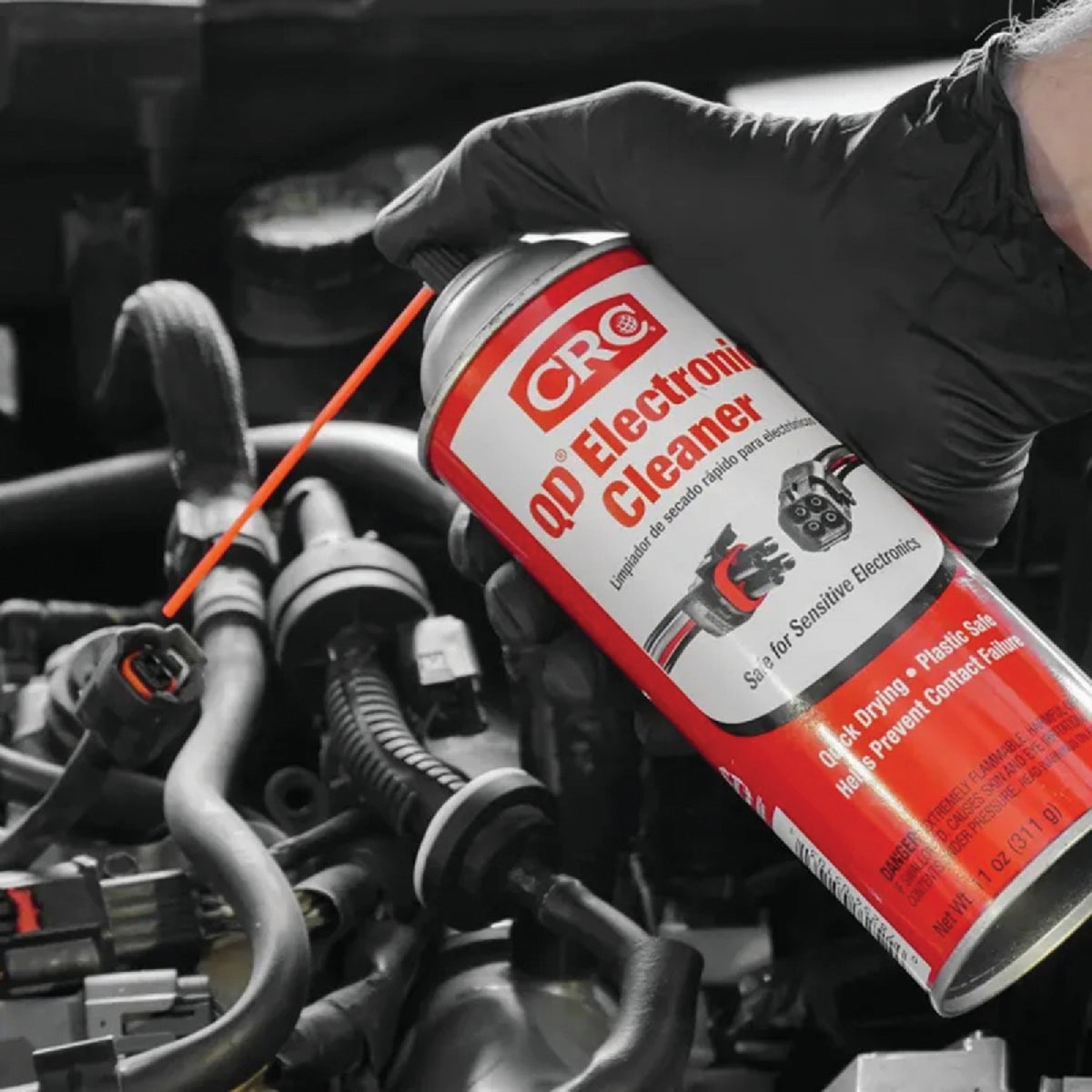  CRC 11 Oz. Aerosol QD Electronic Parts Cleaner Image 2